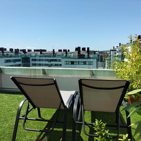 산티아고데콤포스텔라 Preciosa Habitacion Doble En Atico Con Terraza II 아파트 외부 사진