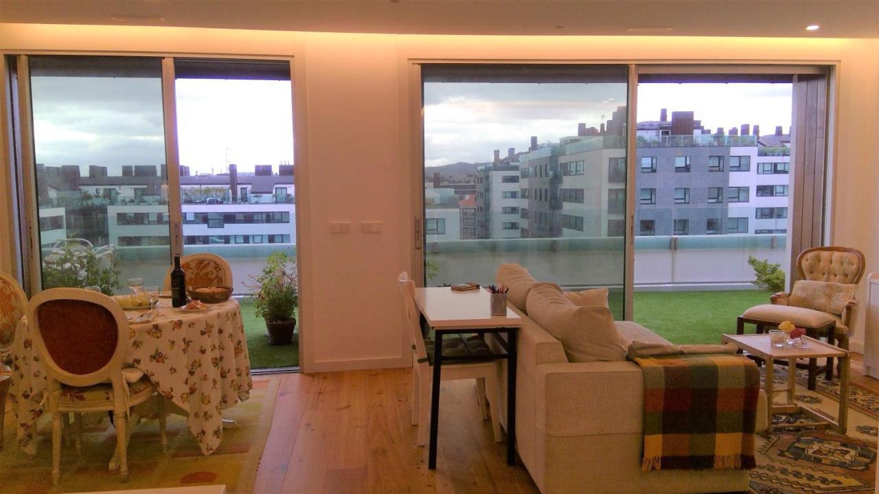 산티아고데콤포스텔라 Preciosa Habitacion Doble En Atico Con Terraza II 아파트 외부 사진