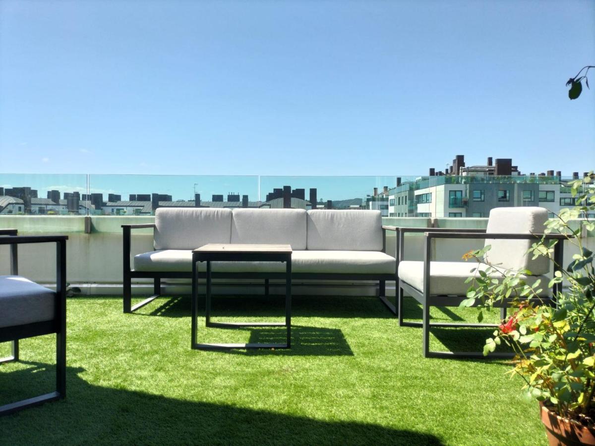 산티아고데콤포스텔라 Preciosa Habitacion Doble En Atico Con Terraza II 아파트 외부 사진