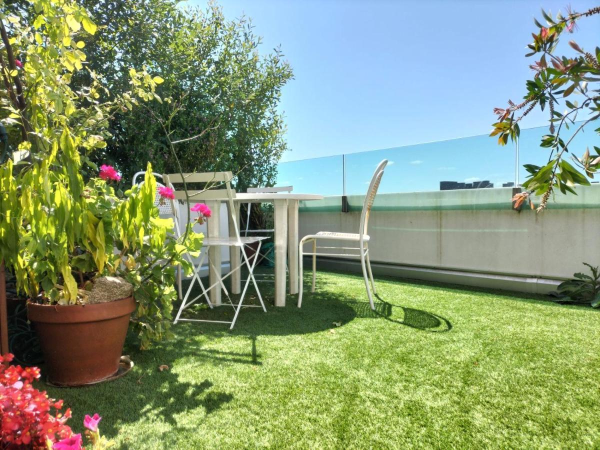 산티아고데콤포스텔라 Preciosa Habitacion Doble En Atico Con Terraza II 아파트 외부 사진